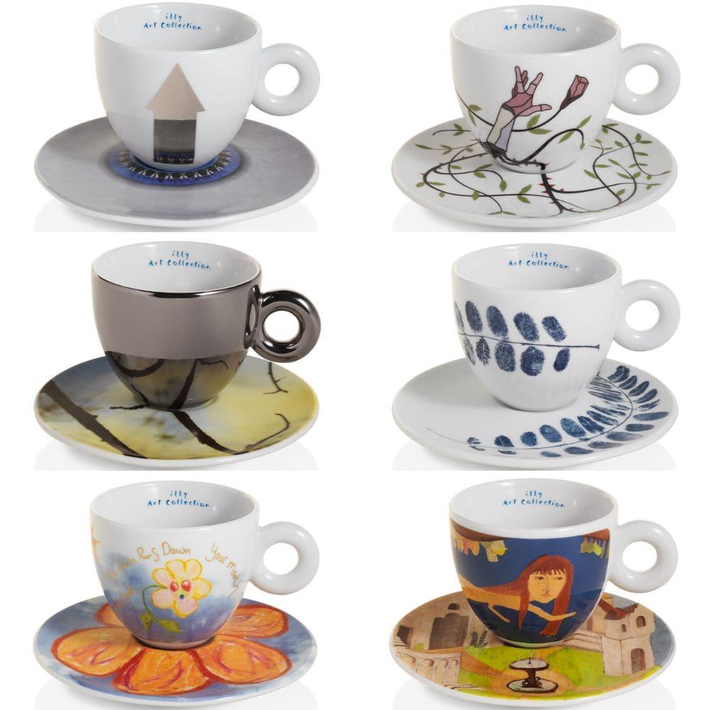 dans Verlichten Referendum Illy Art Collection Biennale 2022 set 6 cappuccino cups – Shopdecor