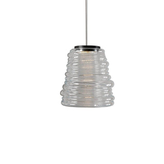 Karman Bibendum LED suspension lamp diam. 30 cm. with glass lampshade Transparent - Buy now on ShopDecor - Discover the best products by KARMAN design