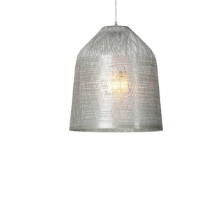 Karman Black Out suspension lamp diam. 50 cm. with fiberglass lampshade Transparent - Buy now on ShopDecor - Discover the best products by KARMAN design