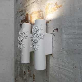 Karman Capodimonte LED wall lamp with ceramic flowers - Buy now on ShopDecor - Discover the best products by KARMAN design