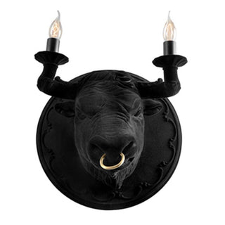 Karman Corrado wall lamp bull shape Black - Buy now on ShopDecor - Discover the best products by KARMAN design