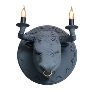 Karman Corrado wall lamp bull shape Grey - Buy now on ShopDecor - Discover the best products by KARMAN design