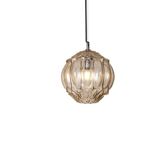 Karman Ginger suspension lamp diam. 27 cm. glass SE1162 Karman Pale yellow - Buy now on ShopDecor - Discover the best products by KARMAN design