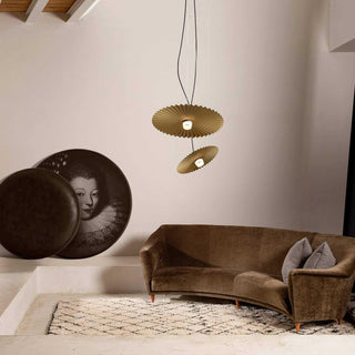 Karman Gonzaga LED suspension lamp diam. 42 cm. brass - Buy now on ShopDecor - Discover the best products by KARMAN design
