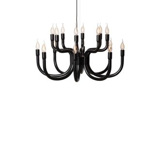 Karman Snoob suspension lamp with 16 light sources Black - Buy now on ShopDecor - Discover the best products by KARMAN design