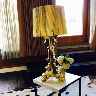 Kartell Bourgie dimmable gold metallized table lamp - Buy now on ShopDecor - Discover the best products by KARTELL design