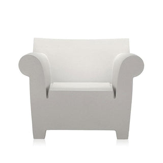 Kartell Bubble Club armchair Kartell Zinc white 60 - Buy now on ShopDecor - Discover the best products by KARTELL design