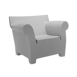 Kartell Bubble Club armchair Kartell Light grey 61 - Buy now on ShopDecor - Discover the best products by KARTELL design