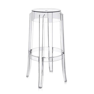 Kartell Charles Ghost stool H. 75 cm. Kartell Crystal B4 - Buy now on ShopDecor - Discover the best products by KARTELL design