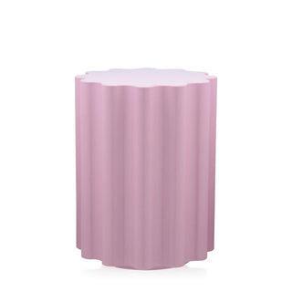 Kartell Colonna stool/side table H. 46 cm. Kartell Pink 31 - Buy now on ShopDecor - Discover the best products by KARTELL design