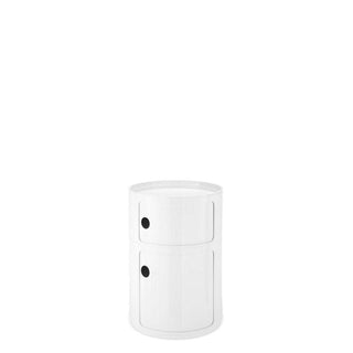 Kartell Componibili Big container with 2 drawers H. 61.5 cm. Kartell White 03 - Buy now on ShopDecor - Discover the best products by KARTELL design