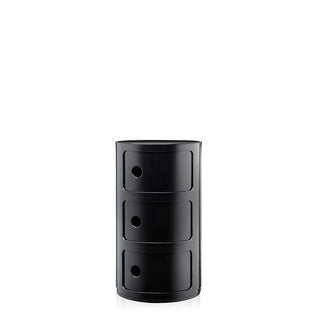 Kartell Componibili container with 3 drawers Kartell Black 09 - Buy now on ShopDecor - Discover the best products by KARTELL design