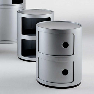 Kartell Componibili metallized container with 3 drawers - Buy now on ShopDecor - Discover the best products by KARTELL design