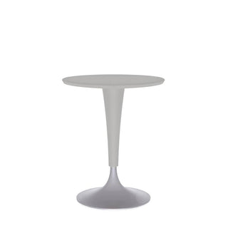 Kartell Dr.NA side table with steel base Kartell Warm grey 5N - Buy now on ShopDecor - Discover the best products by KARTELL design