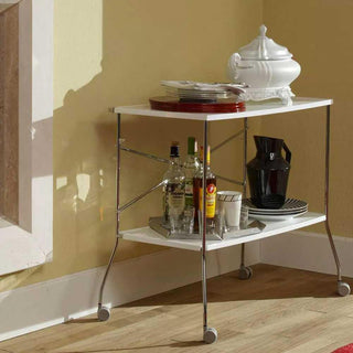 Kartell Flip folding trolley with steel structure - Buy now on ShopDecor - Discover the best products by KARTELL design