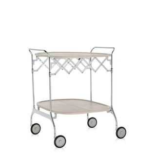 Kartell Gastone folding trolley Kartell Cream T6 - Buy now on ShopDecor - Discover the best products by KARTELL design