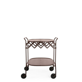 Kartell Gastone Mat folding trolley Kartell Plum 88 - Buy now on ShopDecor - Discover the best products by KARTELL design