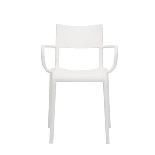 Kartell Generic A armchair in colored polypropylene Kartell White 03 - Buy now on ShopDecor - Discover the best products by KARTELL design