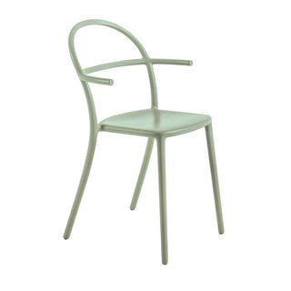 Kartell Generic C armchair in colored polypropylene Kartell Sage green VE - Buy now on ShopDecor - Discover the best products by KARTELL design