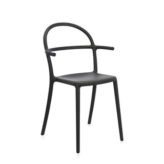 Kartell Generic C armchair in colored polypropylene Kartell Black 09 - Buy now on ShopDecor - Discover the best products by KARTELL design