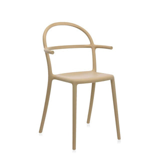 Kartell Generic C armchair in colored polypropylene Kartell Dove grey AR - Buy now on ShopDecor - Discover the best products by KARTELL design