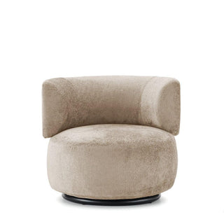 Kartell K-Wait armchair in Chenille fabric Kartell Chenille DA Beige - Buy now on ShopDecor - Discover the best products by KARTELL design