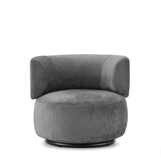 Kartell K-Wait armchair in Chenille fabric Kartell Chenille DB Grey - Buy now on ShopDecor - Discover the best products by KARTELL design