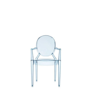 Kartell Lou Lou Ghost armchair for children Kartell Light blue Y5 - Buy now on ShopDecor - Discover the best products by KARTELL design