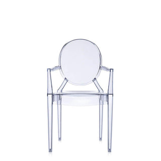 Kartell Louis Ghost armchair Kartell Light blue J5 - Buy now on ShopDecor - Discover the best products by KARTELL design