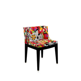 Kartell Mademoiselle Missoni à la mode armchair vevey red tones with black structure - Buy now on ShopDecor - Discover the best products by KARTELL design
