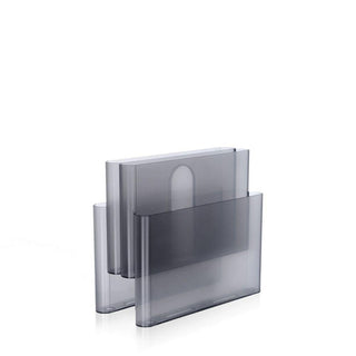 Kartell Magazine Rack with 4 compartments Kartell Smoke grey 30 - Buy now on ShopDecor - Discover the best products by KARTELL design