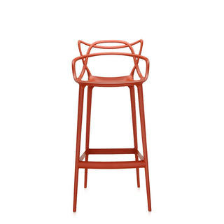 Kartell Masters stool with seat H. 75 cm. Kartell Rust orange 15 - Buy now on ShopDecor - Discover the best products by KARTELL design