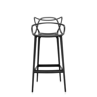 Kartell Masters stool with seat H. 75 cm. Kartell Black 09 - Buy now on ShopDecor - Discover the best products by KARTELL design