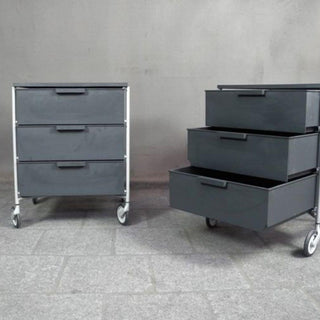 Kartell Mobil chest of drawers with 1 drawer, 1 shelf and wheels - Buy now on ShopDecor - Discover the best products by KARTELL design