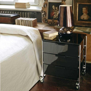 Kartell Mobil chest of drawers with 1 drawer, 1 shelf and wheels - Buy now on ShopDecor - Discover the best products by KARTELL design