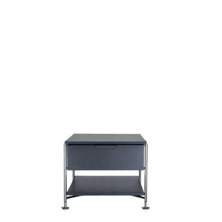 Kartell Mobil chest of drawers with 1 drawer and 1 shelf Kartell Matt slate L5 - Buy now on ShopDecor - Discover the best products by KARTELL design