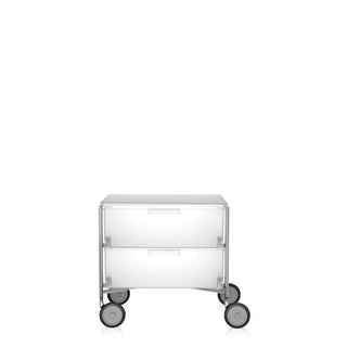Kartell Mobil chest of drawers with 2 drawers and wheels Kartell Ice L1 - Buy now on ShopDecor - Discover the best products by KARTELL design