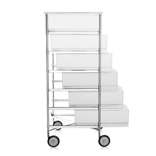 Kartell Mobil chest of drawers with 6 drawers and wheels - Buy now on ShopDecor - Discover the best products by KARTELL design