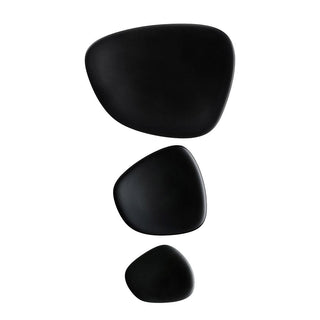 Kartell Namastè set 3 black table plates - Buy now on ShopDecor - Discover the best products by KARTELL design