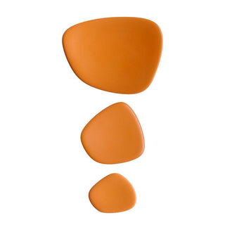 Kartell Namastè set 3 orange table plates - Buy now on ShopDecor - Discover the best products by KARTELL design