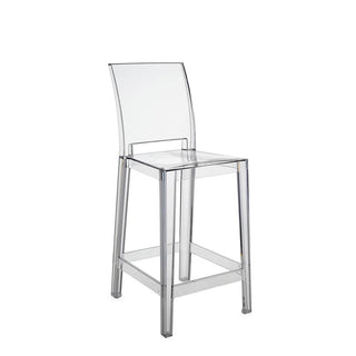 Kartell One More Please stool with seat H. 65 cm. Kartell Crystal B4 - Buy now on ShopDecor - Discover the best products by KARTELL design