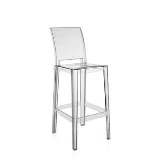 Kartell One More Please stool with seat H. 75 cm. Kartell Crystal B4 - Buy now on ShopDecor - Discover the best products by KARTELL design