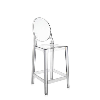 Kartell One More stool with seat H. 65 cm. Kartell Crystal B4 - Buy now on ShopDecor - Discover the best products by KARTELL design