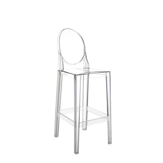Kartell One More stool with seat H. 75 cm. Kartell Crystal B4 - Buy now on ShopDecor - Discover the best products by KARTELL design