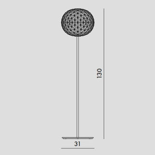 Kartell Planet dimmable floor lamp LED h 130 cm. - Buy now on ShopDecor - Discover the best products by KARTELL design