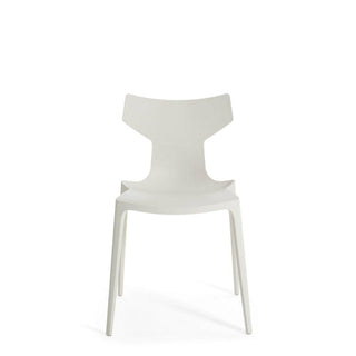 Kartell Re-Chair recycled technopolymer chair Kartell White 03 - Buy now on ShopDecor - Discover the best products by KARTELL design
