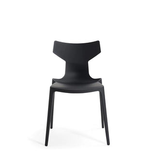 Kartell Re-Chair recycled technopolymer chair Kartell Black 09 - Buy now on ShopDecor - Discover the best products by KARTELL design