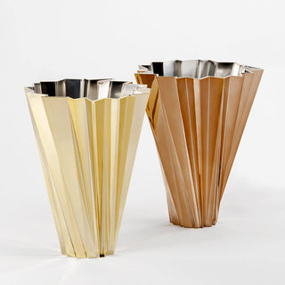 Kartell Shanghai metallized gold vase - Buy now on ShopDecor - Discover the best products by KARTELL design