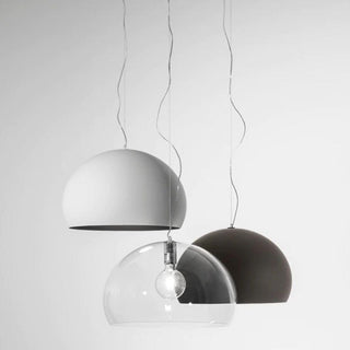 Kartell Small FL/Y matt suspension lamp diam. 38 cm. - Buy now on ShopDecor - Discover the best products by KARTELL design