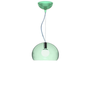 Kartell Small FL/Y suspension lamp diam. 38 cm. Kartell Sage green K9 - Buy now on ShopDecor - Discover the best products by KARTELL design